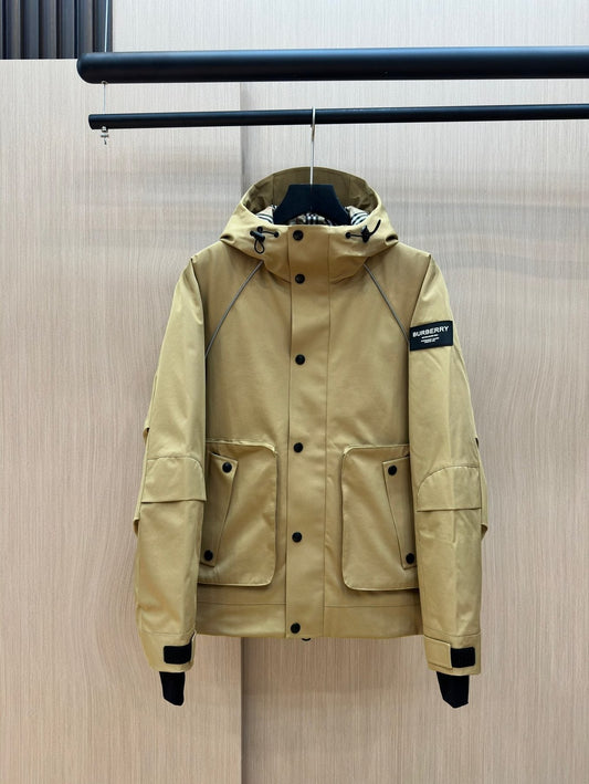 Burberry Hooded Utility Short Down Jacket