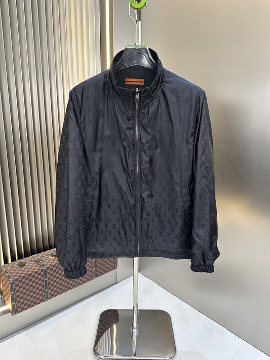Zegna Reversible Hooded Zip Jacket