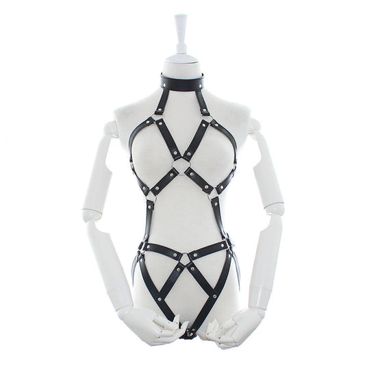 Leather Bondage Outfit, Leather Clothing, Lingerie