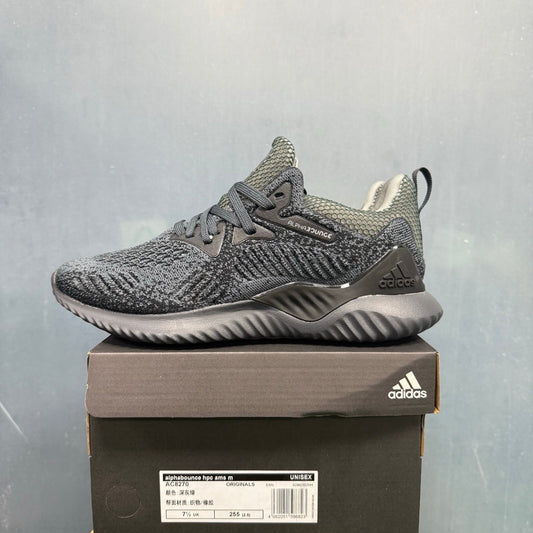adidas AlphaBounce HPC Sneakers in Dark Gray Green