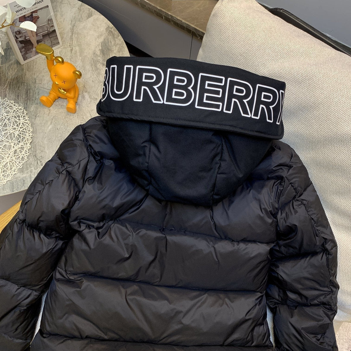 Burberry Hooded Short Down Jacket