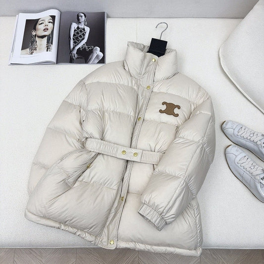 Celine Belted Puffer Coat