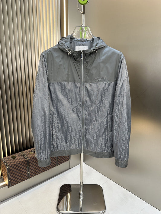 Dior Hooded Two-Tone Windbreaker