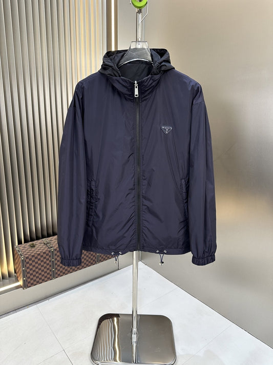 Prada Hooded Zip Jacket